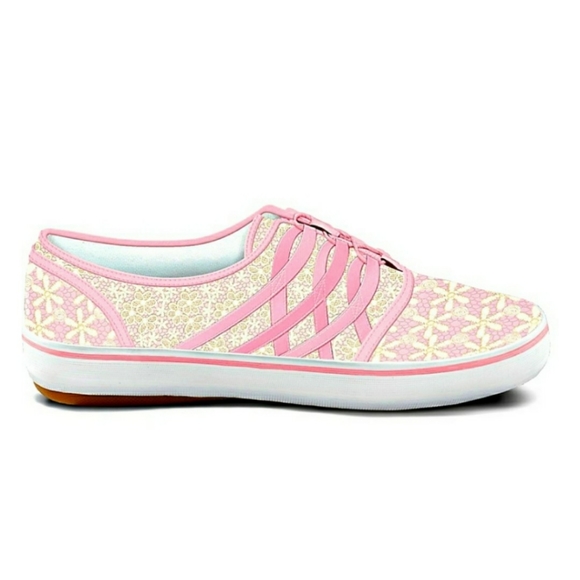 The Bradford Exchange Shoes - “Laced With Hope" Breast Cancer Awareness Sneakers